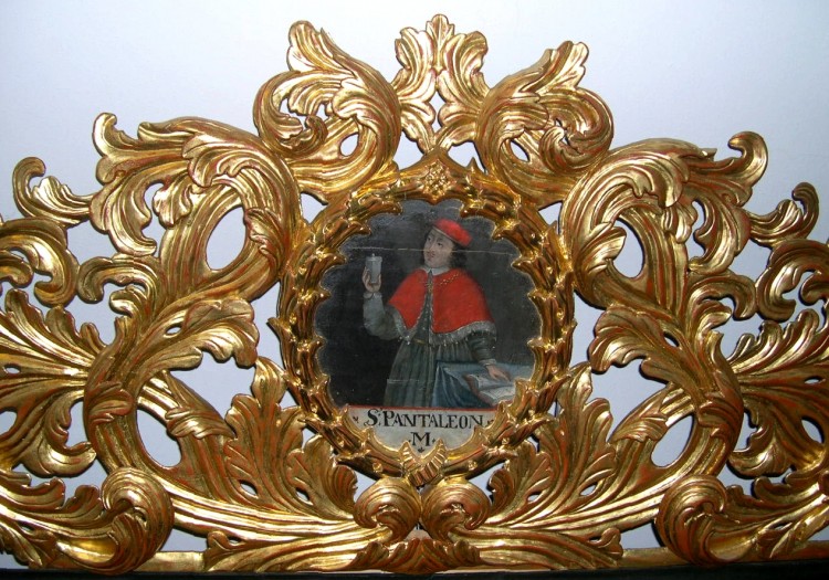 Obraz sv. Pantaleona, po roce 1600