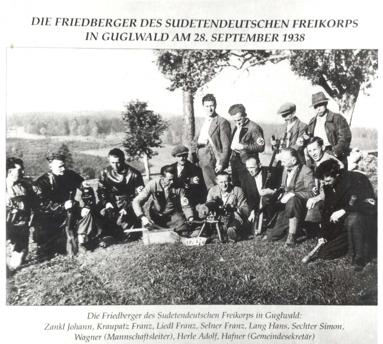 Ozbrojený sudetoněmecký Freikorps, Frymburk - Guglwald